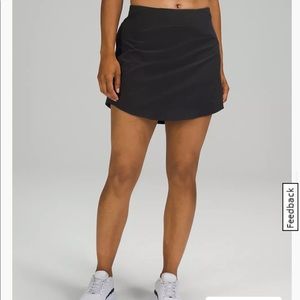 Lululemon - Essential High-Rise Running Skirt - 14 Long - Black